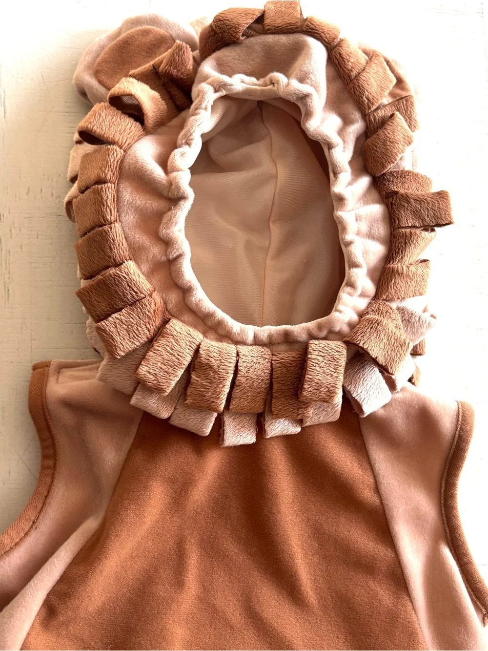 Koala Kids Plush Baby Lion Hooded Halloween Costume -  Brown